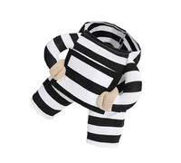 Costume de Prisonnier, Tenue d ' événement de Festival Facile à Entretenir pour Petits et Grands Chiens, Chats, Vacances et Halloween, Tenue de Prisonnier pour Chien