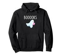 Costume de Professeur d'halloween en Train de Lire Un Livre fantôme Mignon Sweat à Capuche