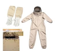 Costume de protection apiculture - Full Body Cabille, tenue d'abeille en coton, Mittens comprenait du matériel de sécurité, des vêtements de travail aux ruchevtres | Abeilles qui gardent les vêtements