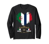 Costume de Racines algériennes françaises pour Enfants avec Drapeau algérien Manche Longue