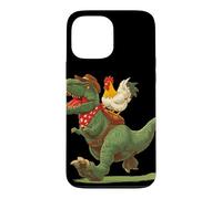Costume de Ranch Amusant avec ce Dinosaure rodéo Cool Coque pour iPhone 13 Pro Max