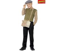 Smiffy's Costume de réfugié pour garçon 2e Guerre Taille 10/12 ans Vert