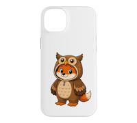 Costume de Renard Kawaii dans Une Chouette pour Filles et Enfants Coque pour iPhone 14 Plus