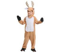 Costume de renne pour Noël, costume de renne de costumade pour | Combinaison mignonne qui attire l'attention pour garçons et filles de 3 à 13 ans