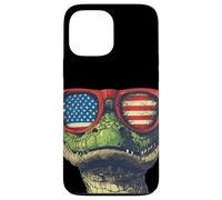 Costume de Reptile Patriotique pour Les Fans de Crocodiles et de lézards Coque pour iPhone 13 Pro Max