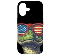 Costume de Reptile Patriotique pour Les Fans de Crocodiles et de lézards Coque pour iPhone 17