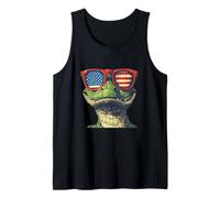 Costume de Reptile Patriotique pour Les Fans de Crocodiles et de lézards Débardeur