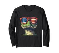 Costume de Reptile Patriotique pour Les Fans de Crocodiles et de lézards Manche Longue