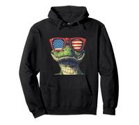 Costume de Reptile Patriotique pour Les Fans de Crocodiles et de lézards Sweat à Capuche
