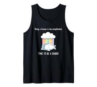 Costume de Requin Mignon Arc-en-Ciel Être Humain est compliqué océan Débardeur