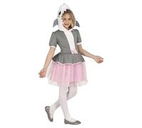Costume de Requin pour Fille - Ensemble Enfant avec Tutu Rose pour filles de 10-12 Ans