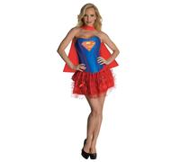 Costume De Robe Corset Sexy Supergirl Pour Adulte