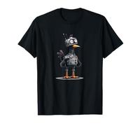 Costume de Robot Poulet Amusant pour Adultes et Enfants T-Shirt