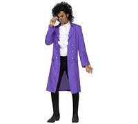 Costume De Rock Prince Purple Pour Hommes Adultes Plus