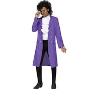 Costume De Rock Prince Purple Pour Hommes Adultes Standard