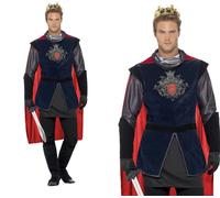 Costume De Roi Arthur Adulte Deluxe Chevalier Médiéval Tenue Historique N