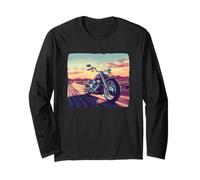 Costume de Route avec Une Excellente Moto pour Les Amateurs de vélos Manche Longue