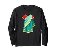 Costume de Sari Shari Manche Longue