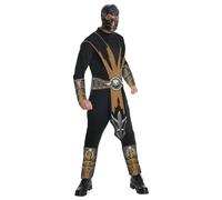 Costume de scorpion Mortal Kombat pour adulte, taille XL, pointure 44-46