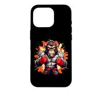 Costume de Singe d'arts Martiaux Cool en colère, Singe, Primate, Muai Thai Coque pour iPhone 16 Pro
