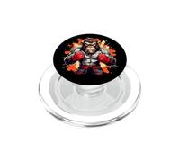 Costume de Singe d'arts Martiaux Cool en colère, Singe, Primate, Muai Thai PopSockets PopGrip pour MagSafe
