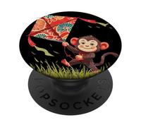 Costume de Singe Volant pour Les Amateurs de cerf-Volant et de Vent PopSockets PopGrip Adhésif