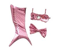 Costume de sirène de chat,Costume de chat de sirène - Costumes d'Halloween Vêtements de queue de sirène de chat | Costumes amusants et confortables pour animaux de compagnie, vêtements en queue de poi