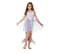 Costume De Sirène En Coquillage Pour Filles Robe De Conte De Fées Tenue D'Ariel