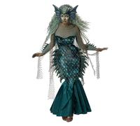 Costume De Sirène Sombre Pour Femmes Adultes