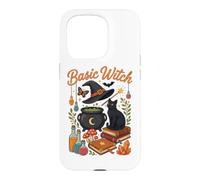 Costume de sorcière Basique pour Halloween, Citrouille, Squelette, fantôme, Horreur Coque pour iPhone 15 Pro