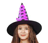 Costume de sorcière pour fille | Accessoires de conte de fées d'Halloween - Déguisement de sorcière fantaisie - Chapeau de sorcière pour jeux de rôle, cosplay, fête costumée, fête à thème, défilé