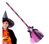 Costume de sorcière pour tout-petits | Halloween Fairytale Accessoires Fancy Witch Dress Up,Jeu de rôle Fête à thème Cossplay Chapeau de sorcière Manche à balai pour la maison, l'école, la performance