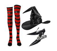 Costume De Sorcière - Vêtements De Cape Gothique, De Style Manteau De Sorcier | Halloween Garments Cosplay Masquerade Tenue, Party Fashion, Sorts Kit For Witchy Co