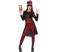 Costume de sorcière vodoo pour adolescents 5 pièces