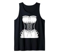 Costume de Soubrette pour Adulte Homme Femme Anime Cosplay Débardeur