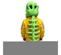 Costume de squelette de dinosaure - 30 x 30 x 75 cm - Tenue de cosplay complet pour Halloween, design de squelette réaliste | Costume pour adultes - Performance de scène, créateurs de contenu à thème