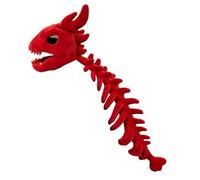 Costume de squelette de dinosaure en peluche 3D portable pour Halloween avec