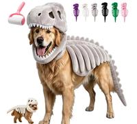 Costume de squelette de dinosaure pour chiens et chats, tenue d'Halloween pour animaux de compagnie de petite et moyenne taille, idée de déguisement amusante et créative pour animal de compagnie