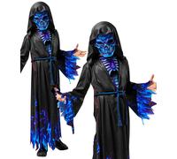 Costume De Squelette Du Faucheur Halloween Pour Garçons Avec Masque