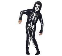Costume De Squelette Pour Enfant, Garçons, Fête D'Halloween, Tenue Fantaisie