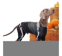 Costume de squelette pour petit chien | Vêtement d'Halloween pour rassembler des amis, photo quotidien, vacances, cosplay, célébrations en plein air, voyage, maison