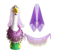 Costume de Statue de Canard, Tenues de Statue de Canard | Vêtements de Canard Porche avec Bandana à Paillettes - Vêtements de Saison décoratifs décoration extérieure pour Les Accessoires de statut de