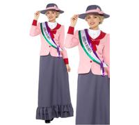 Costume De Suffragette Victorienne Deluxe Pour Femmes Pour Le Jour De La Fête