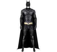 Costume de super-héros Batman pour adulte - Dark Knight - Avec masque et cape - Tenue de fête d'Halloween - Taille XL