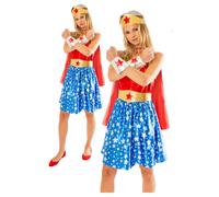 Costume De Super-Héros Pour Adultes Wonderwoman Licencié Rubies