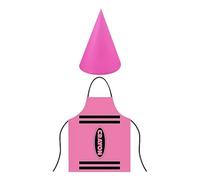 Costume De Tablier De Crayon, Avec Un Design Accrocheur, 74x64x0,5cm, Ensemble De Costumes De Crayon De Couleur, Tenue De Fête Pointue Avec Tablier, Drôle Et Humour, Pour Représentation Sur Scène