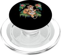 Costume de Tigre Rock Star Rock and Roll Tigre imprimé Tigre PopSockets PopGrip pour MagSafe