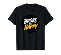 Costume de Timbre coloré cassé mais Heureux T-Shirt
