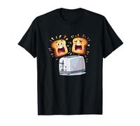 Costume de Toast criant avec Grille-Pain pour garçons et Filles T-Shirt