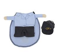 Costume de Transporteur de courrier pour Animaux de Compagnie, vêtements Amusants pour Chien avec Casquette, Manteau à Capuche en Polyester Doux pour Petits Chiens et Chats, Tenue (M)